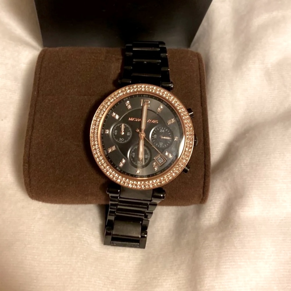 Black Michael Kors watch